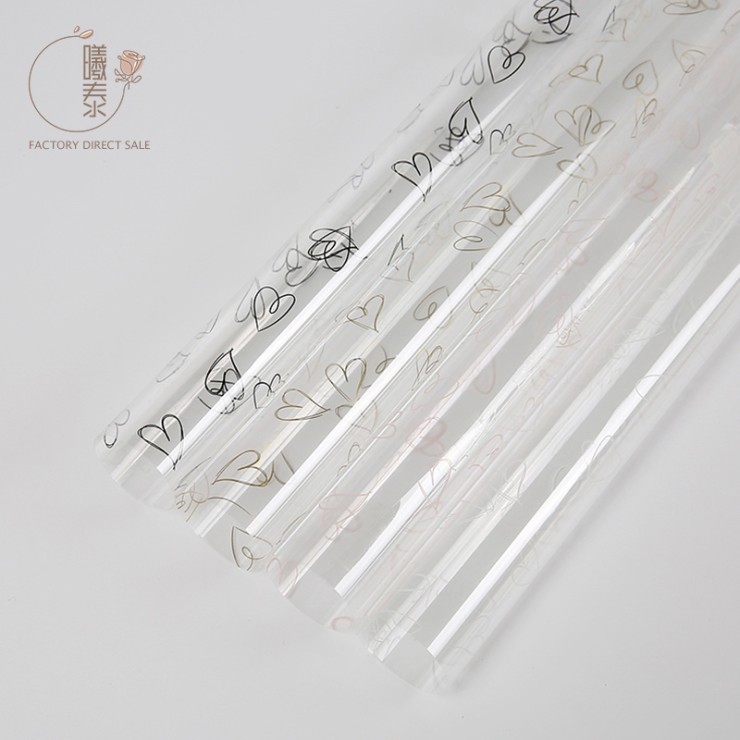 Waterproof OPP Flower Packaging Paper Series -520 Love