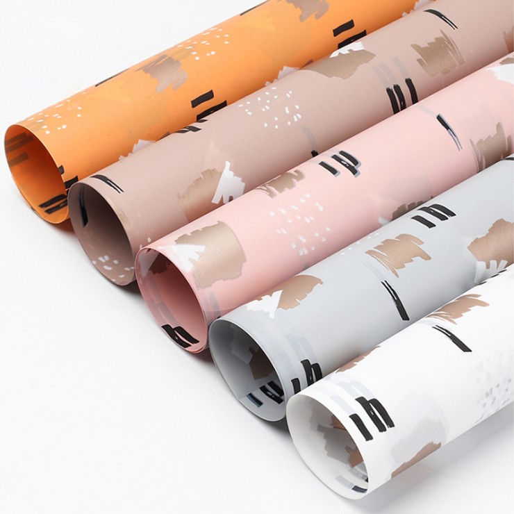 Thickened Fashion Art Flower Packaging Paper Graffiti