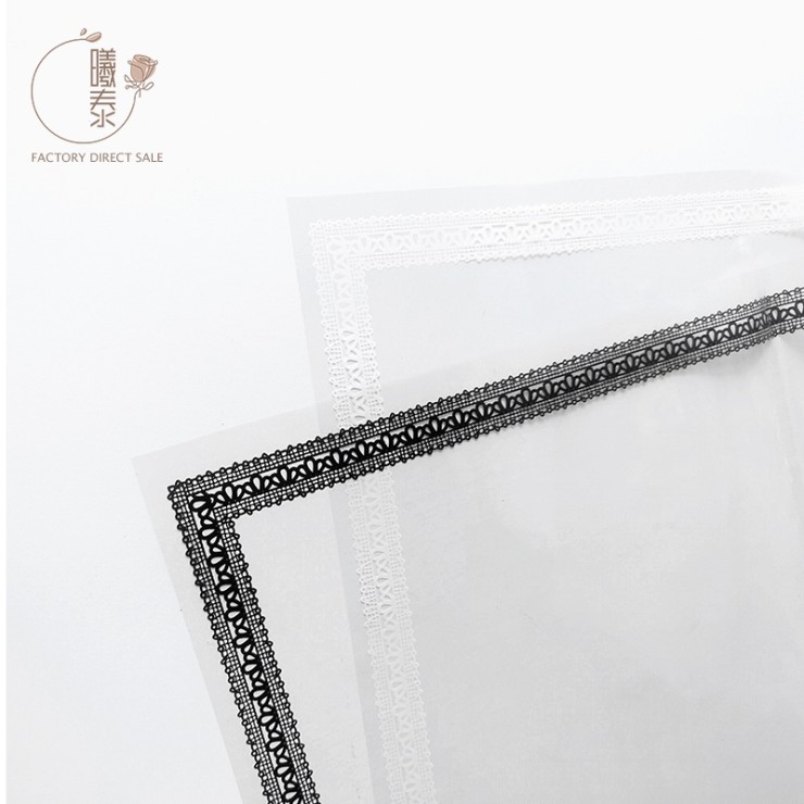 Flower Packaging Paper Series Retro Lace - border lace