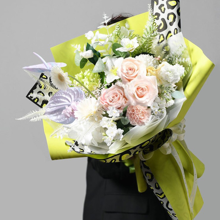 Fashionable and gorgeous waterproof flower packaging paper Law of the jungle Leopard