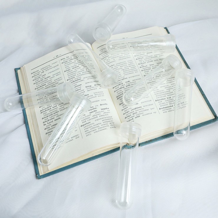 Transparent plastic flower water storage flower cultivation pipe