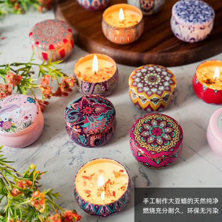 Dry flower aromatherapy smokeless candle household  gift